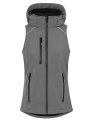 Dames Softshell Bodywarmer Promodoro 7840 Heather Grey